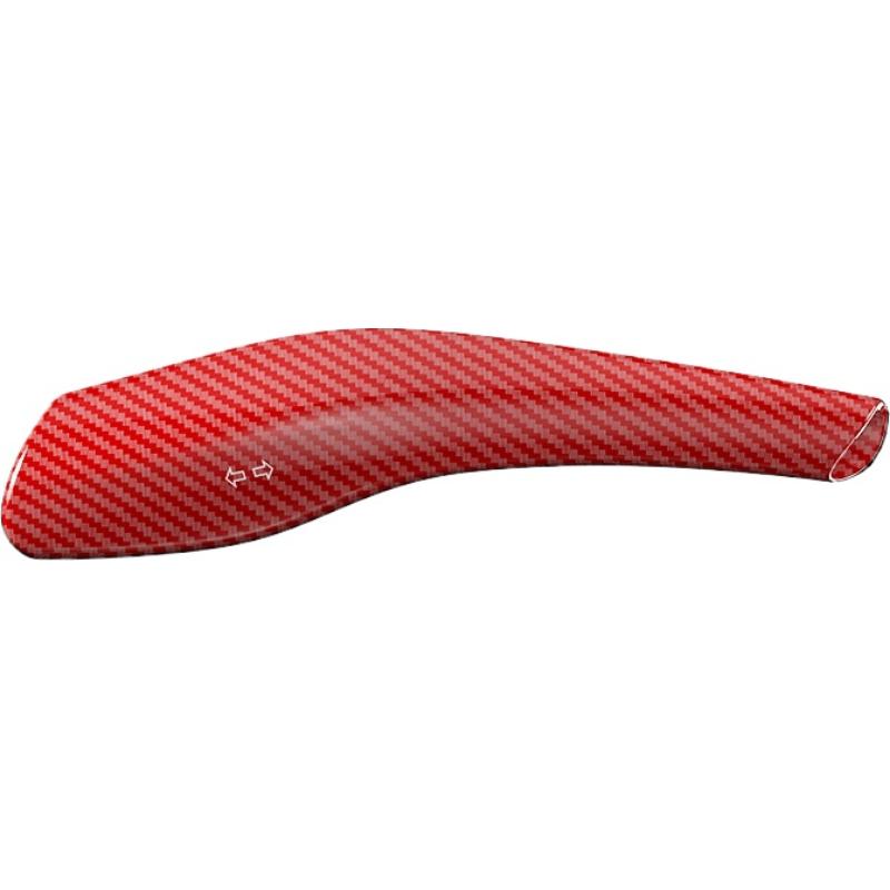Suitable for Tesla Model 3/Y gear shifter cover, interior column shifter decorative patch, paddle shifter carbon fiber modification parts